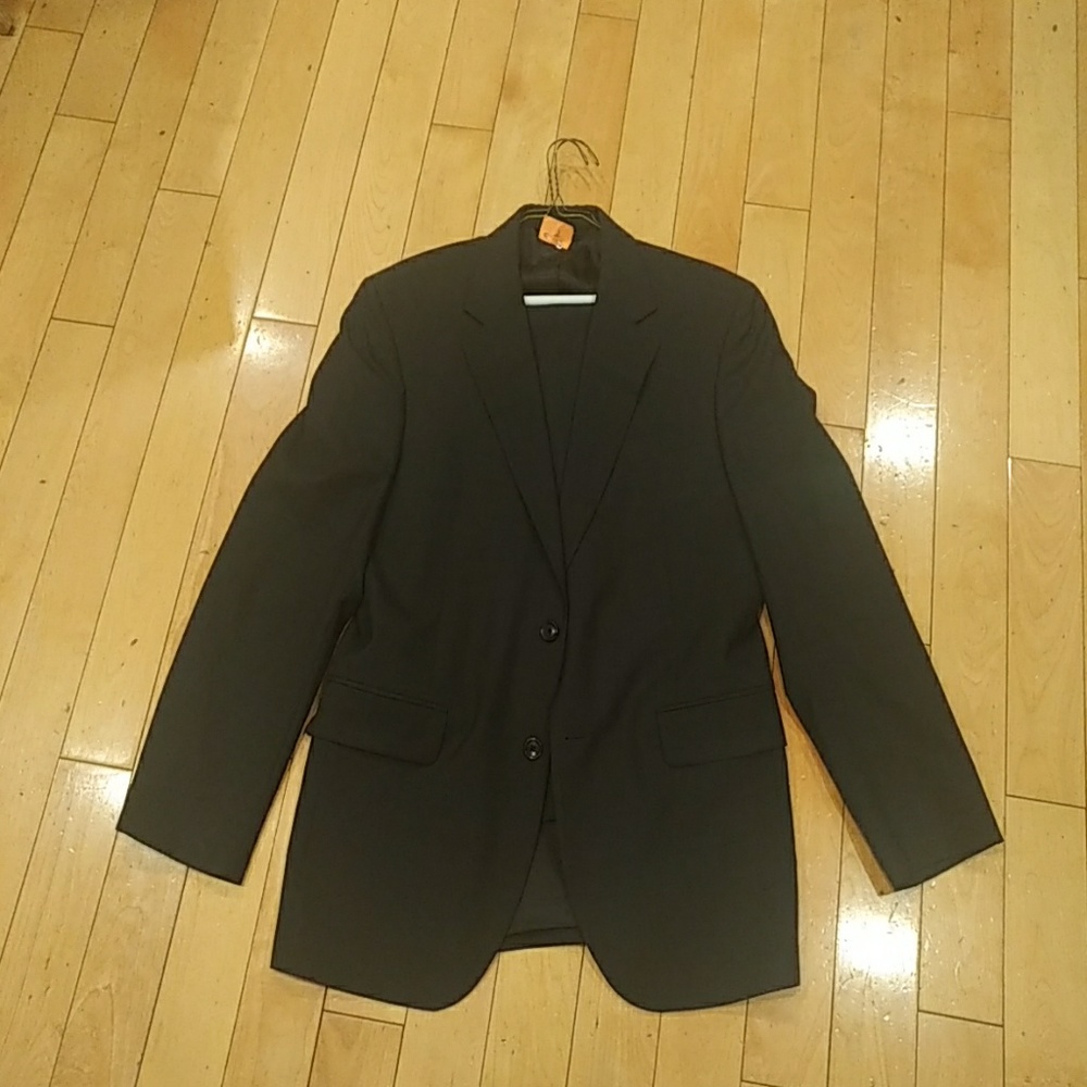 Jos A. Bank grey suit